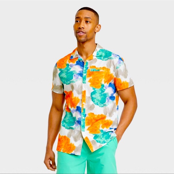 ALL IN MOTION Men's Shirt Jacket Quick Dry UPF 50+ Snap Front Size Small - Picture 1 of 6